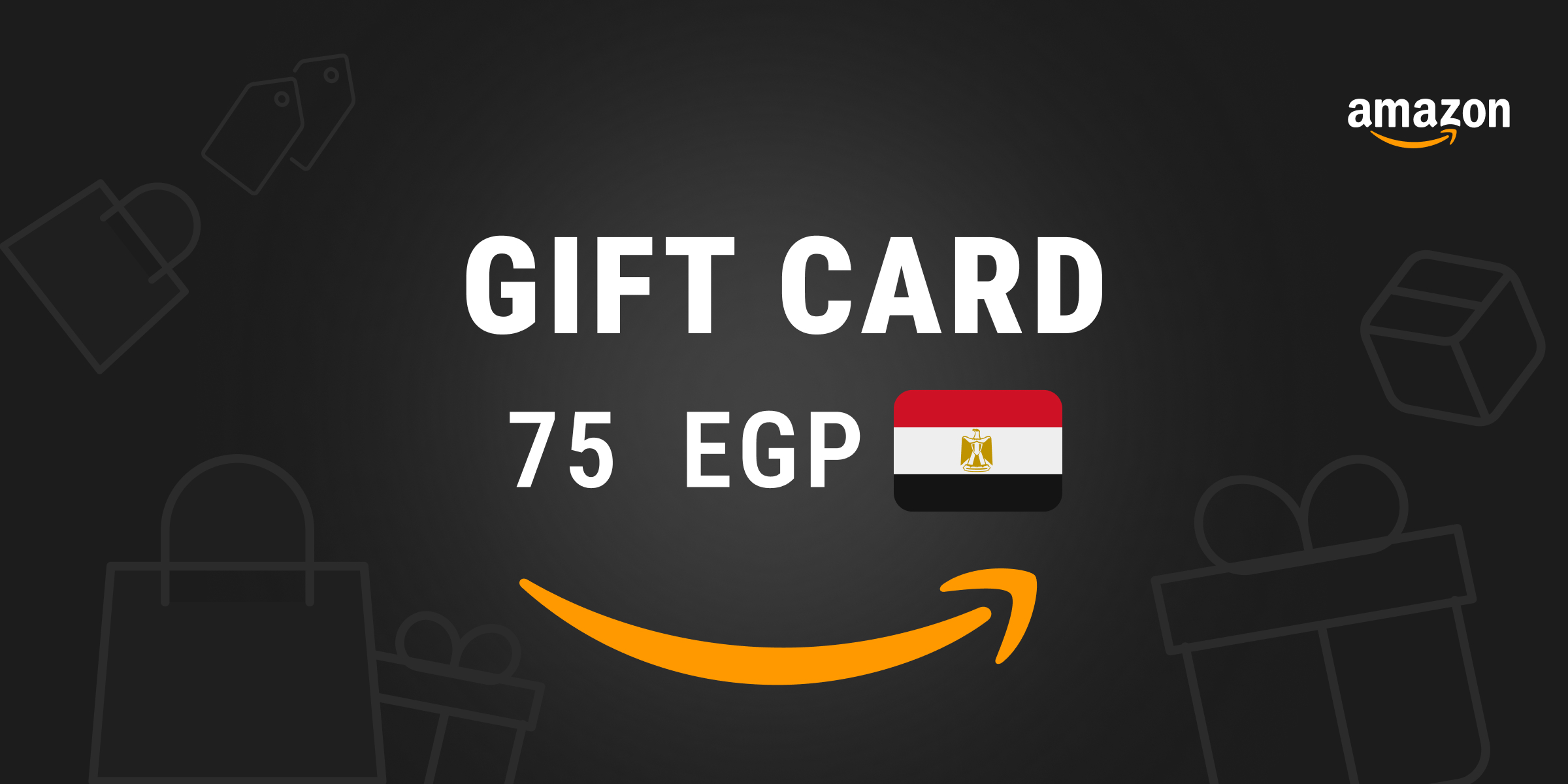 Amazon Gift Card 75 EGP