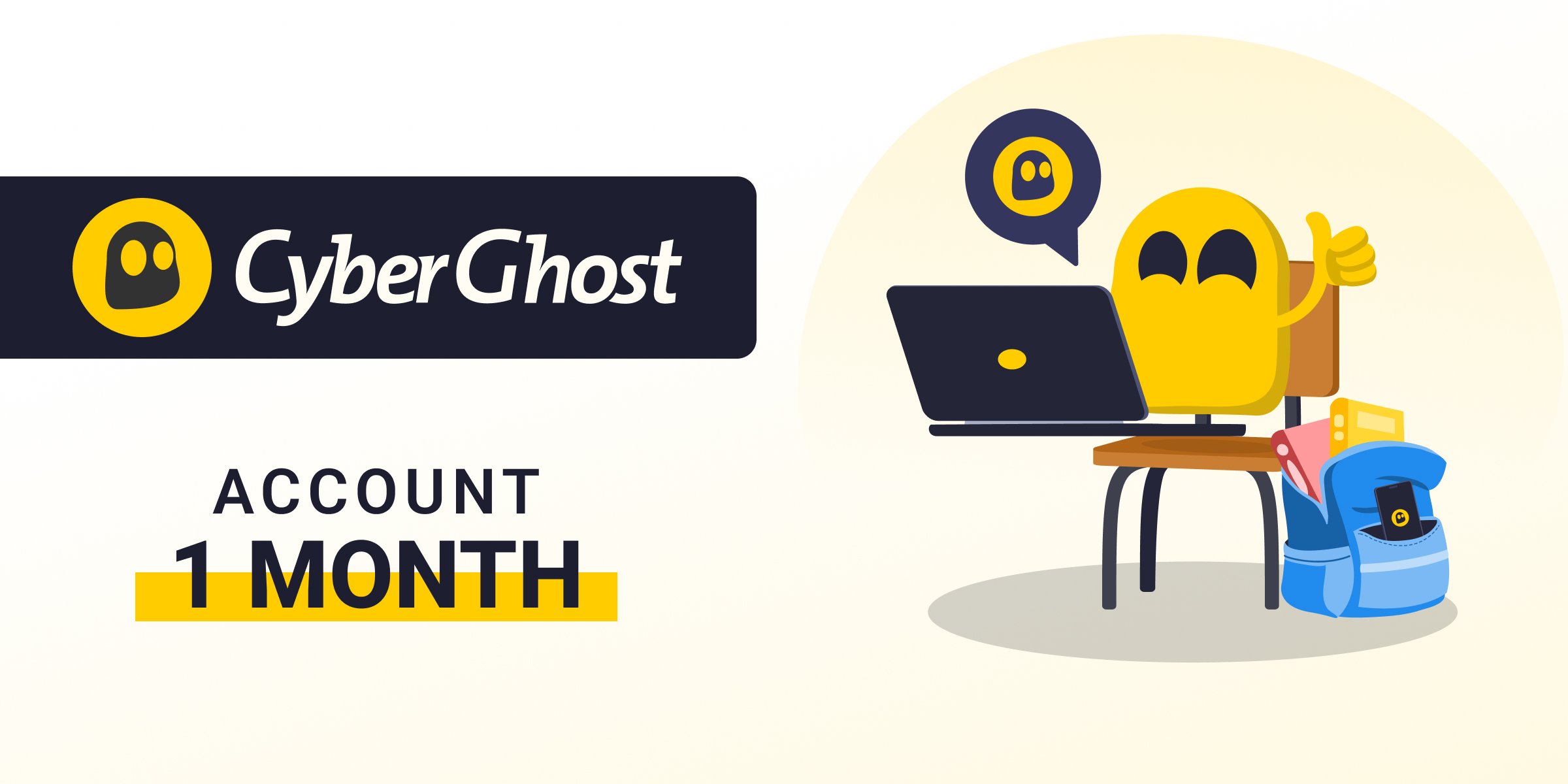 CyberGhost VPN Account 1 Month