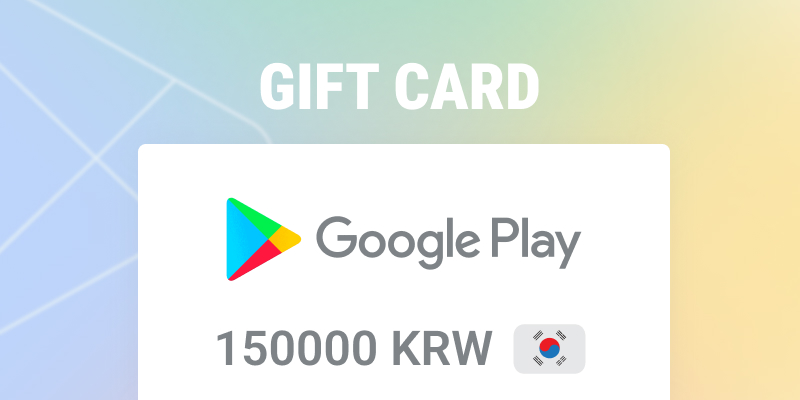 Google Play Gift Card 150000 KRW