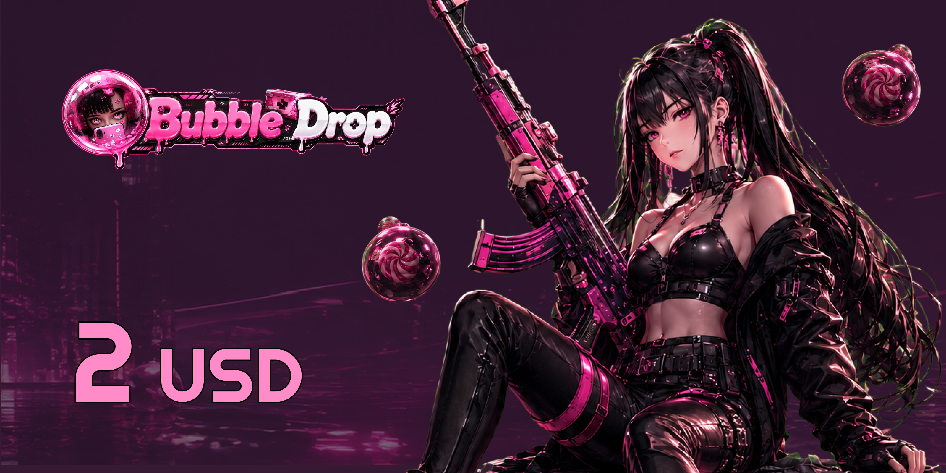BubbleDrop Gift Card 2 USD