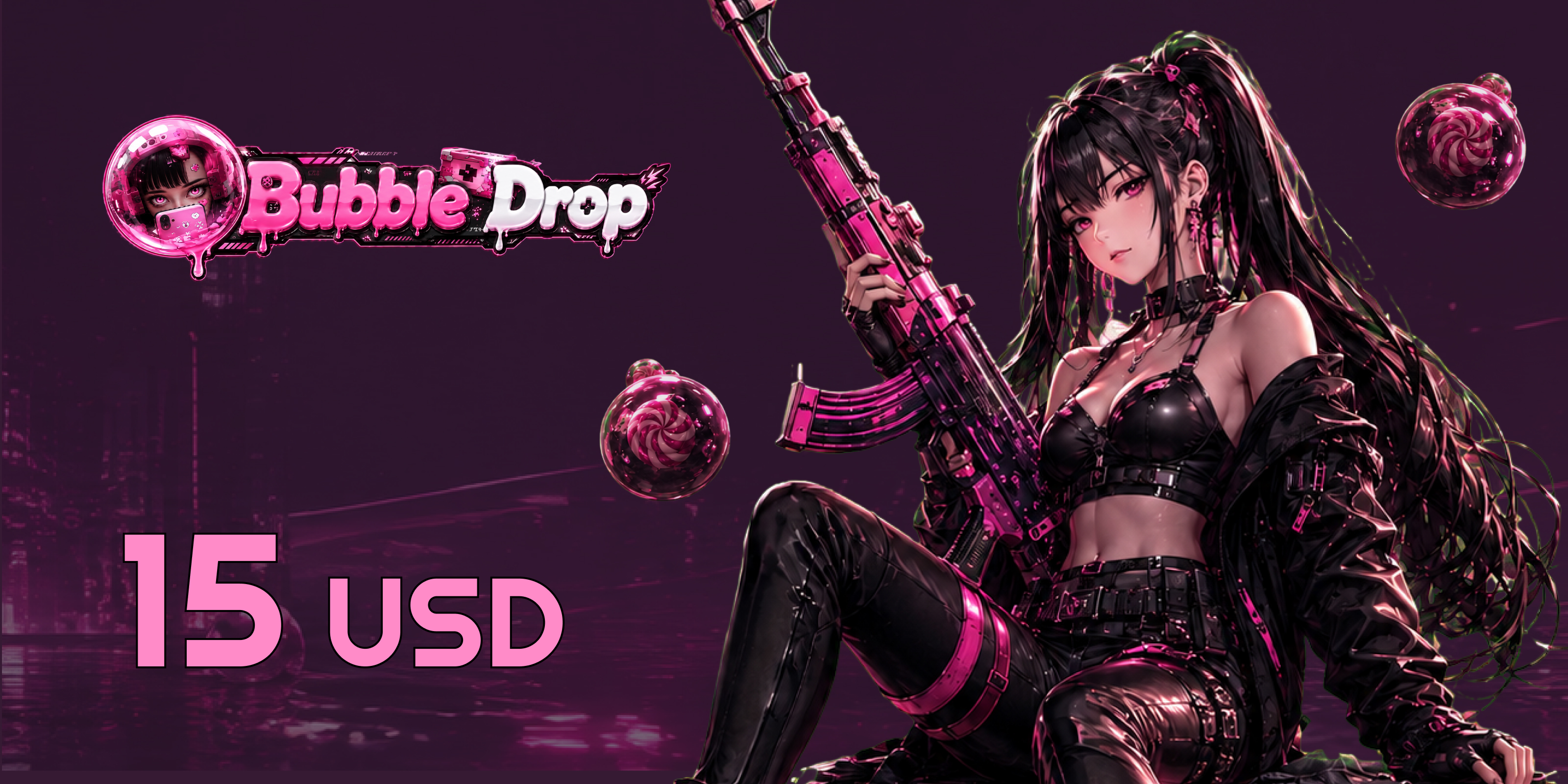 BubbleDrop Gift Card 15 USD