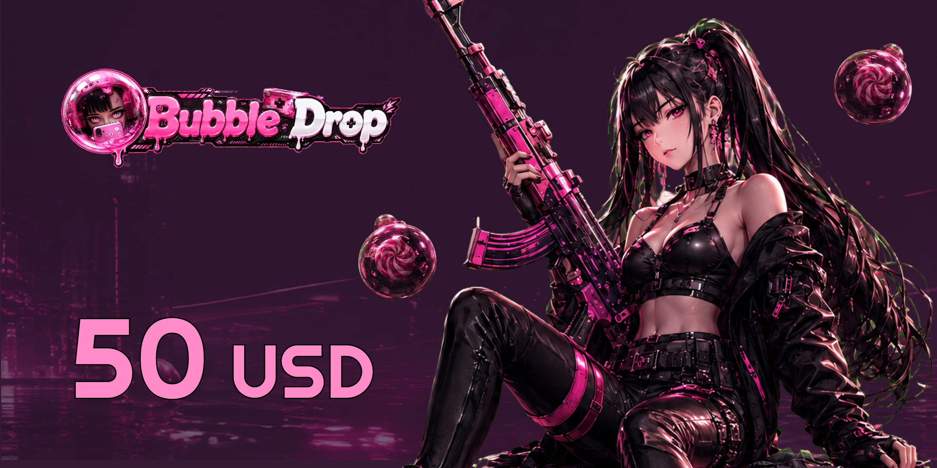 BubbleDrop Gift Card 50 USD