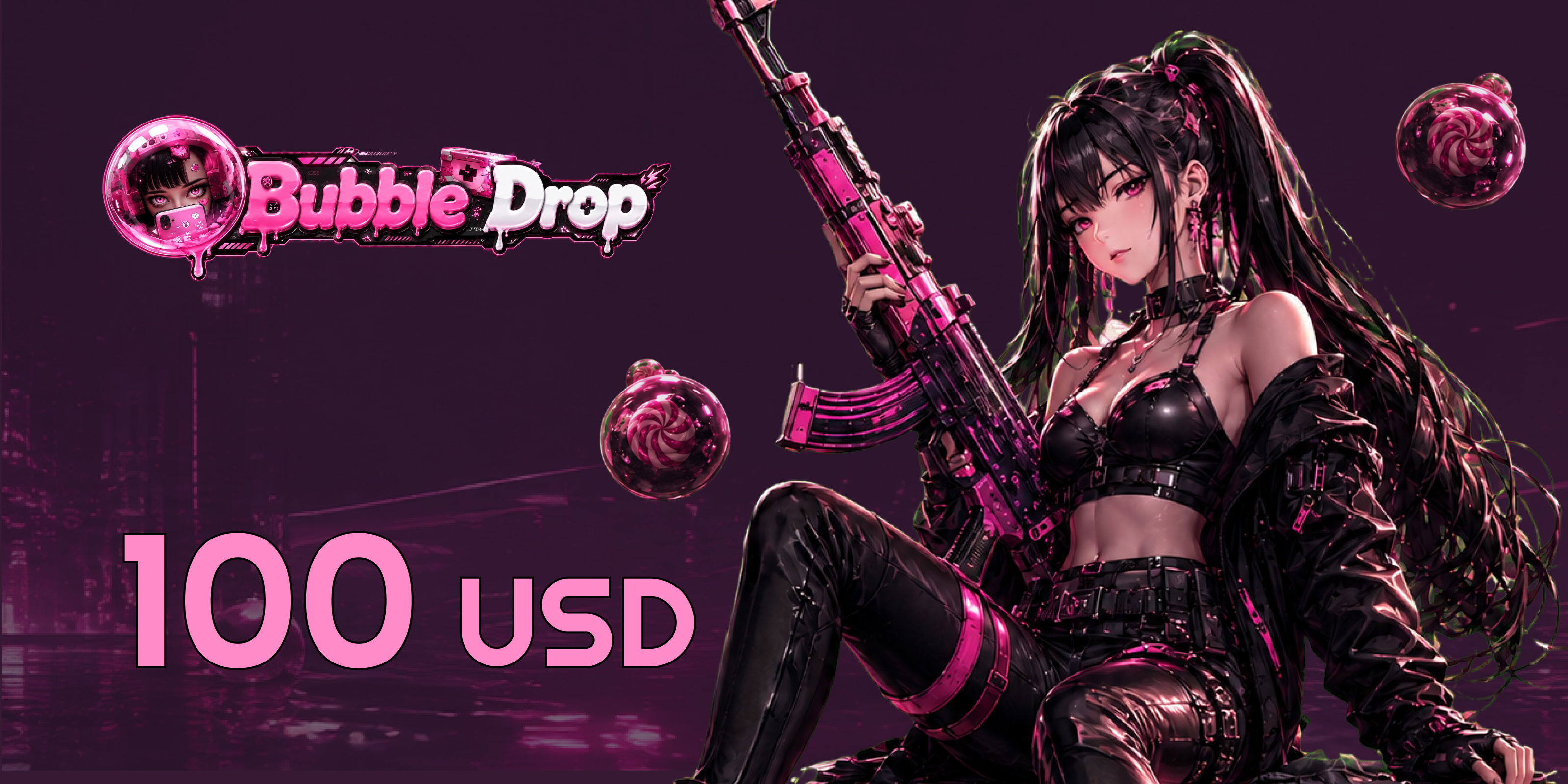BubbleDrop Gift Card 100 USD