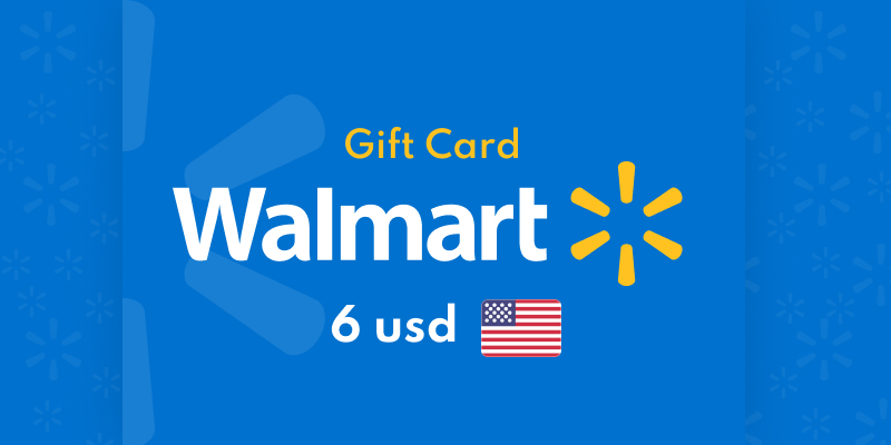 Walmart Gift Card 6 USD