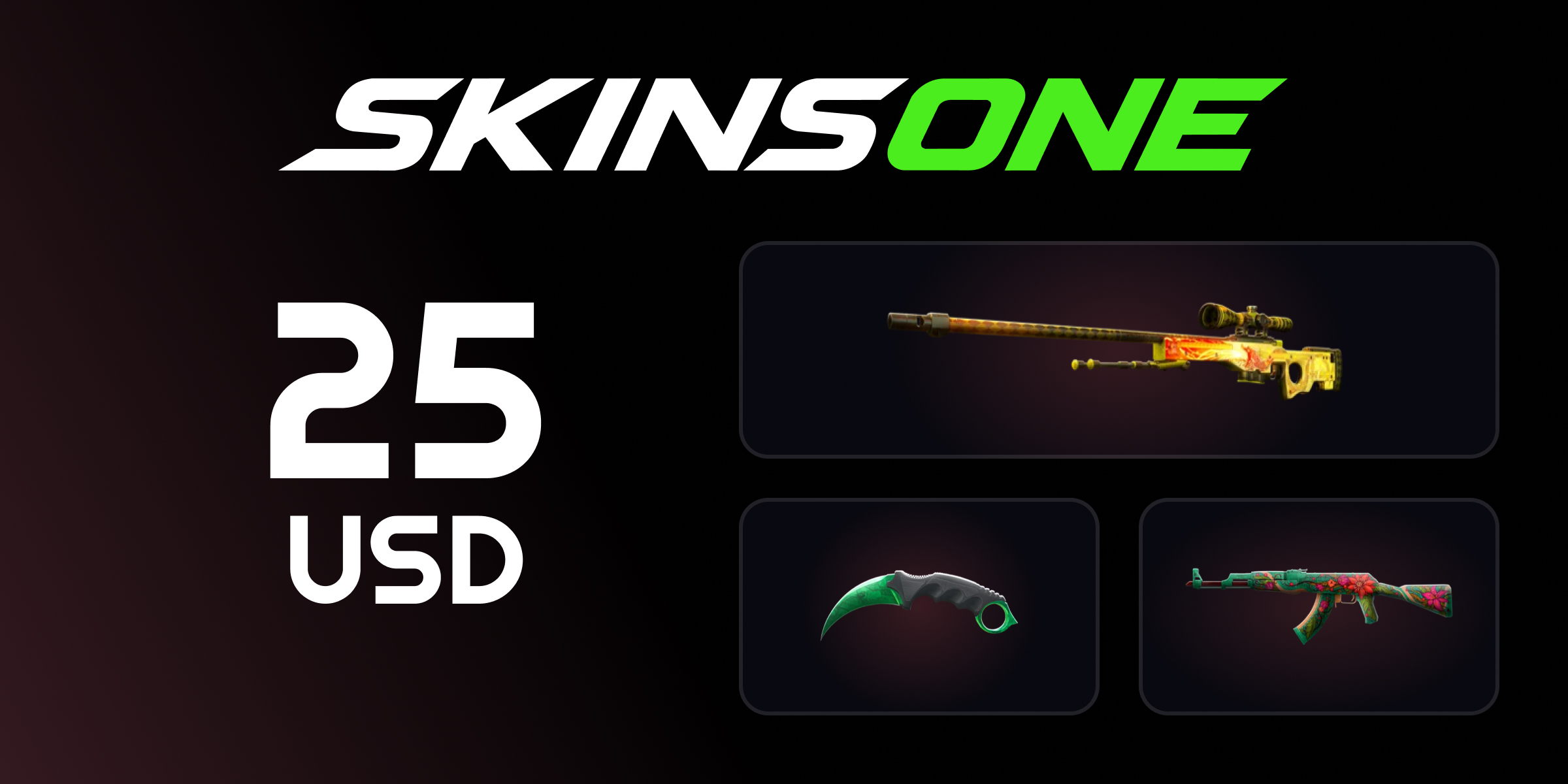 Skinsone Gift Card 25 USD