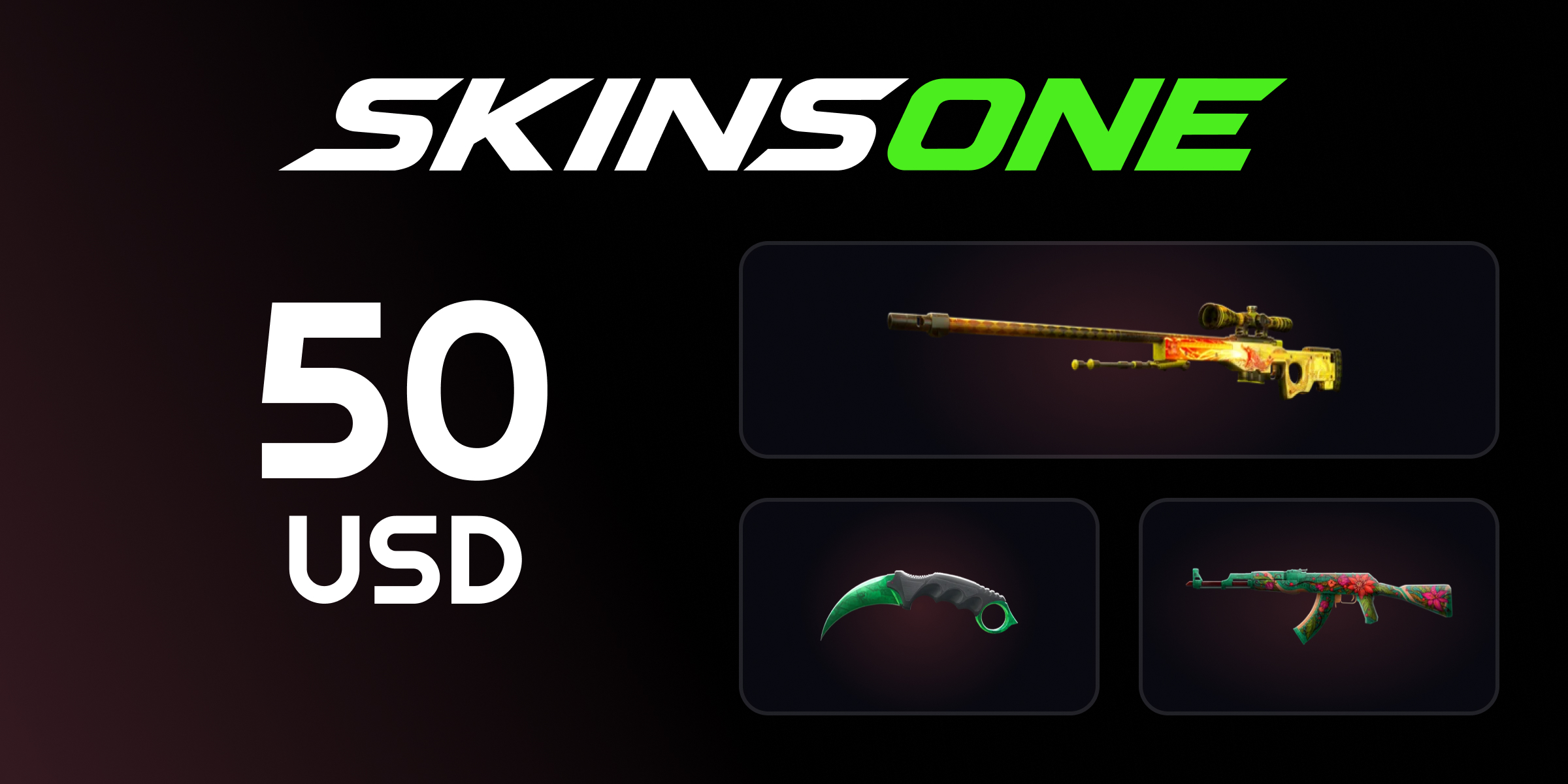 Skinsone Gift Card 50 USD