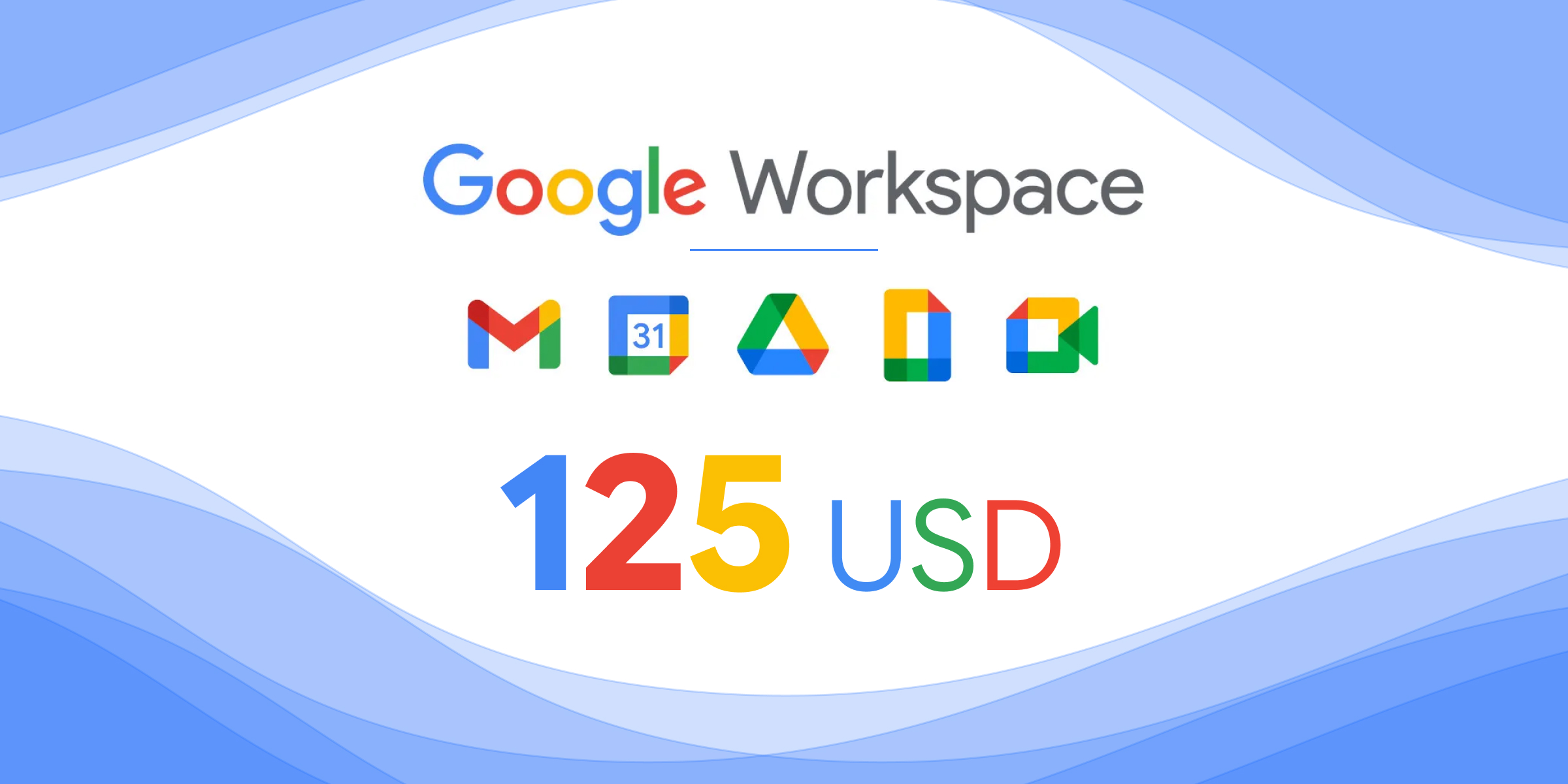 Google Workspace Gift Card 125 USD