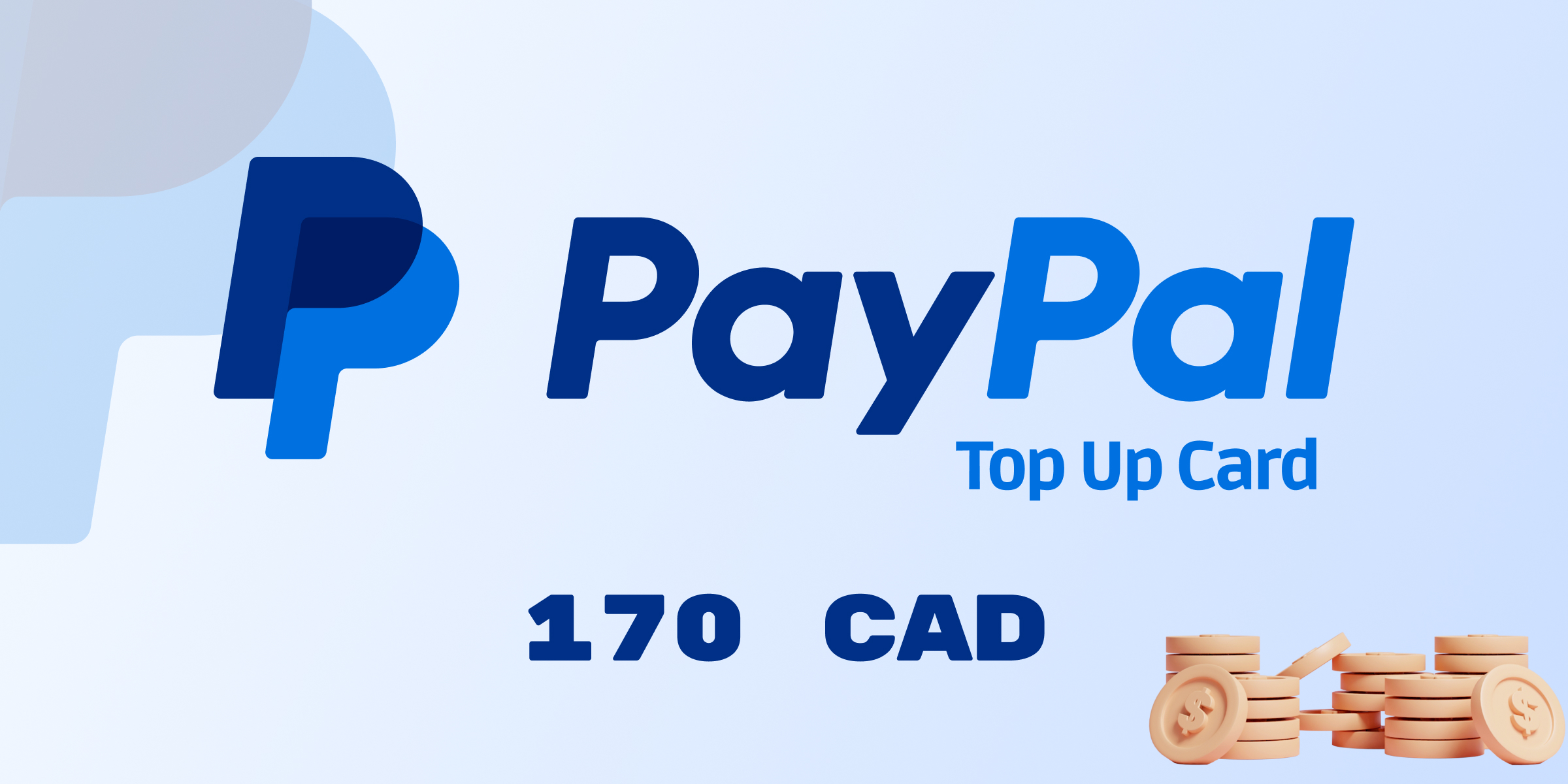 PayPal Wallet Top Up 170 CAD