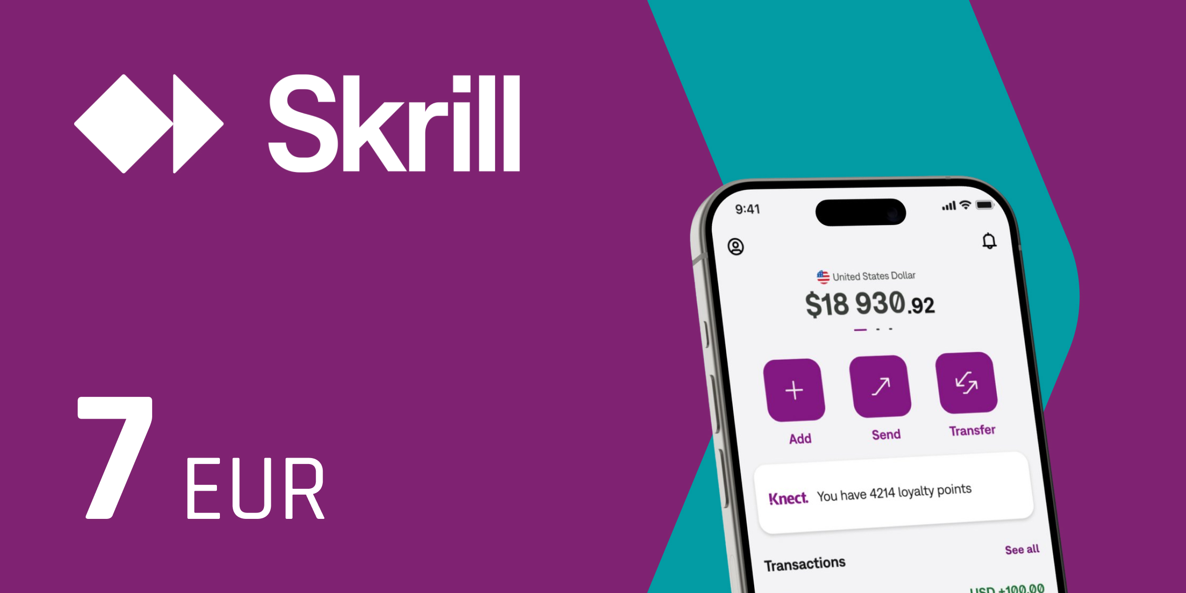 Skrill Gift Card 7 EUR