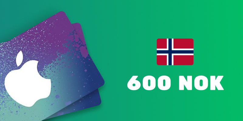 Apple iTunes Gift Card 600 NOK