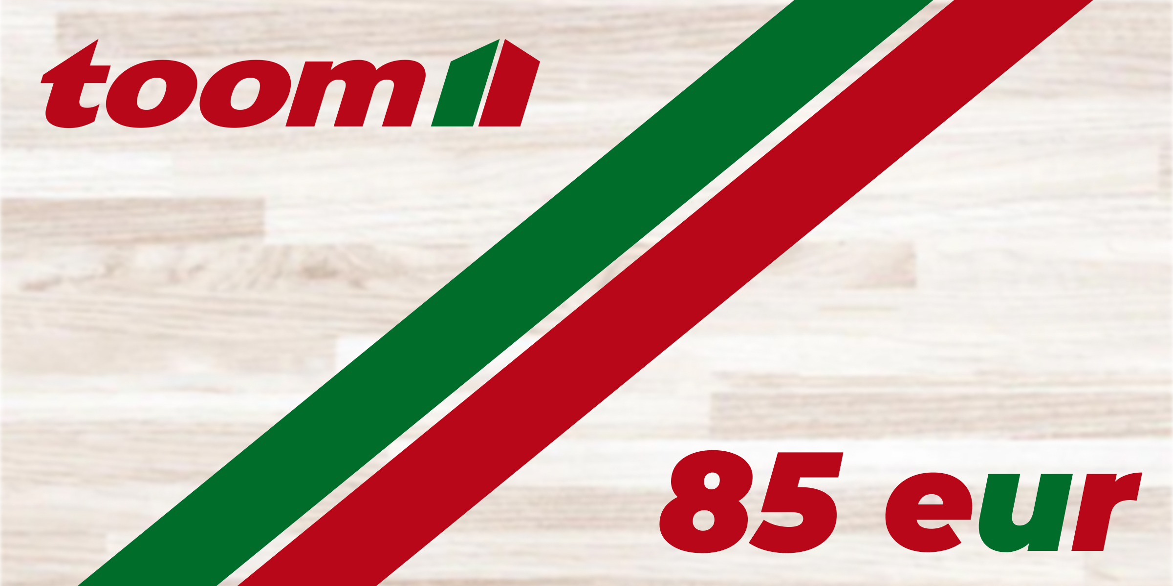 Toom Baumarkt Gift Card 85 EUR