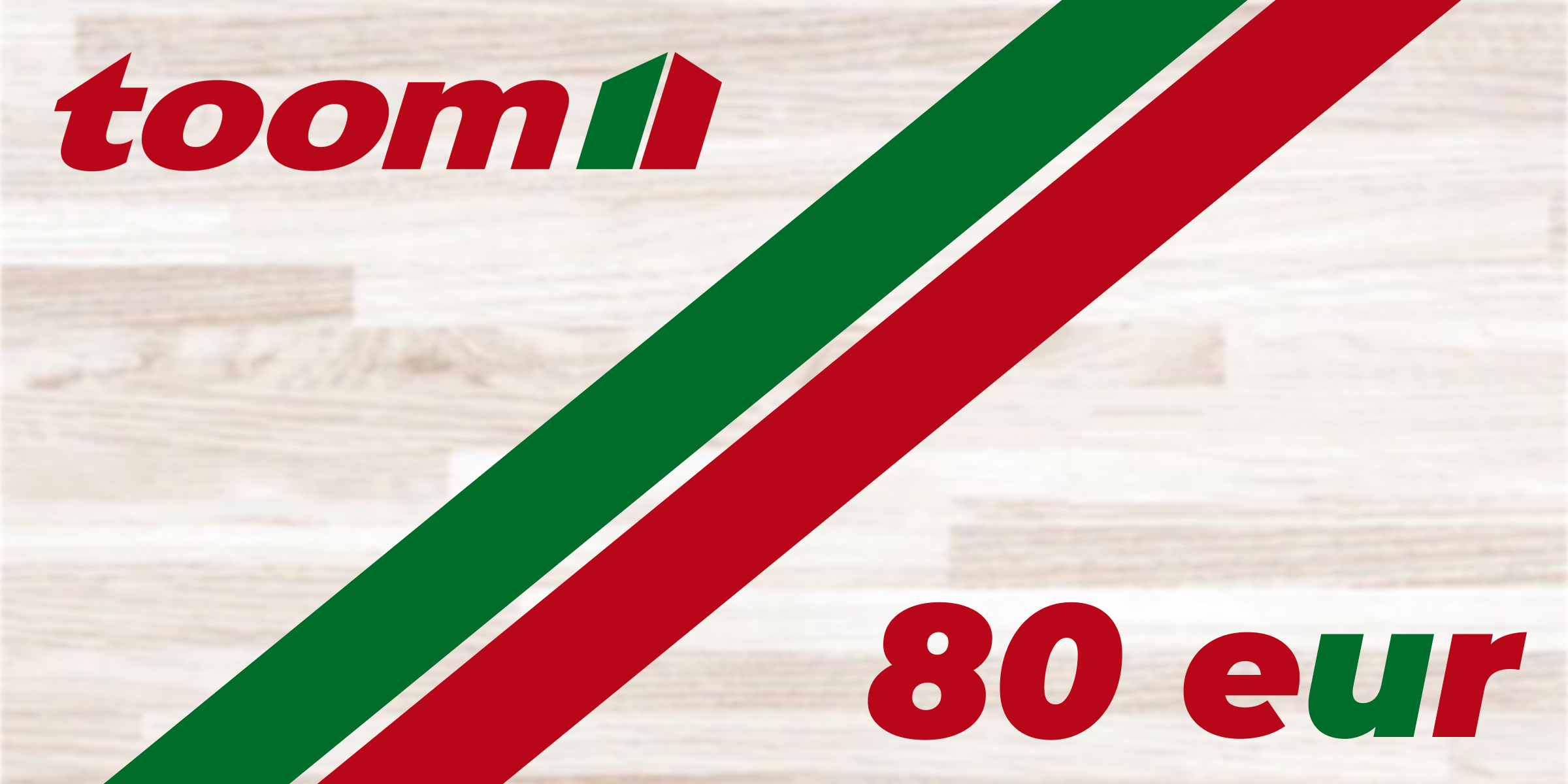 Toom Baumarkt Gift Card 80 EUR