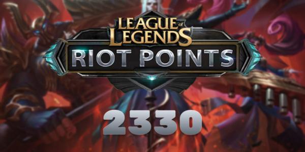 Kaufen League of Legends Riot Points 2330 RP Riot Key