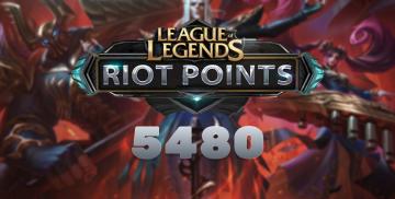 Kup League of Legends Riot Points 5480 RP Riot Key